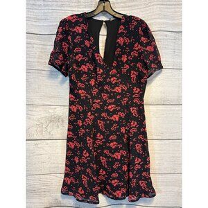 All Saints Luca Eira Floral Print Dress Size 8